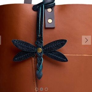 Portland Leather dragonfly tassel